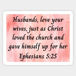 Bible Verse Ephesians 5:25 Sticker